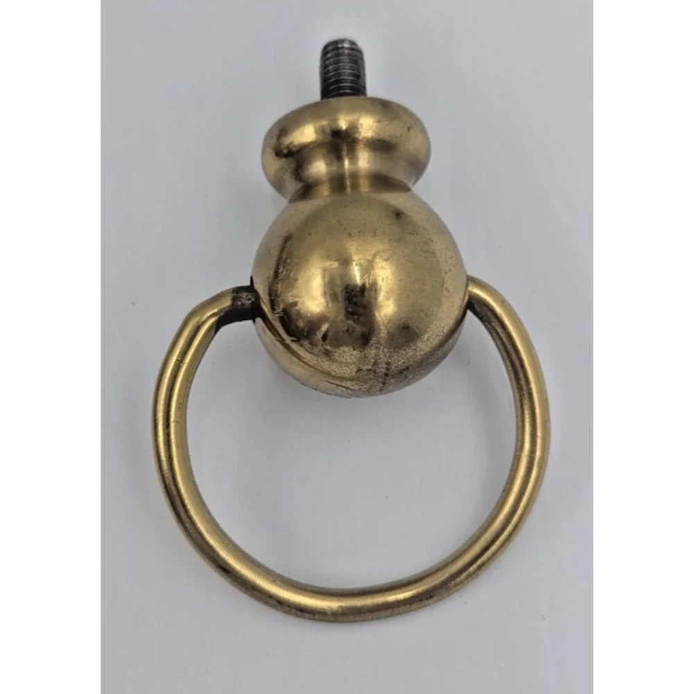 Brass Koi Fish Dolphin Screw on Part Solid Decor Repurpose Furniture Piece
